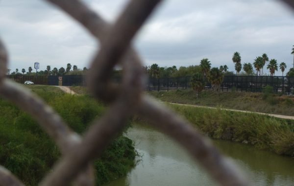 Border fence and Rio Grande 2 Border fence and Rio Grande 2